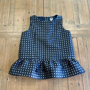 Janie and jack gold medallion peplum top